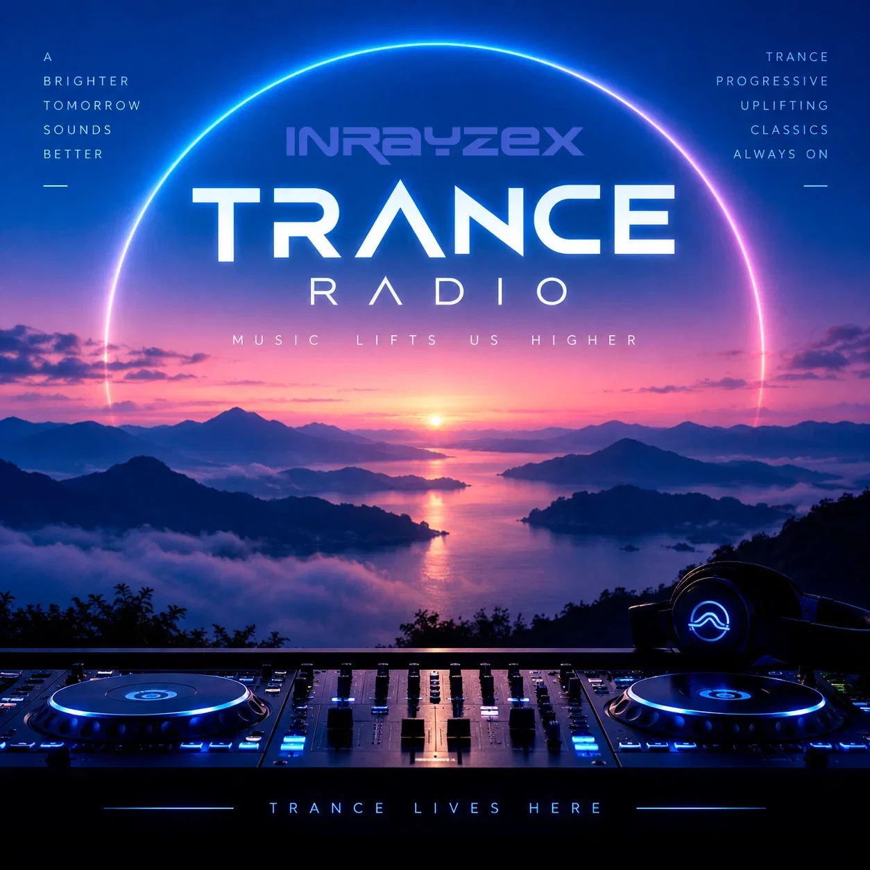 Логотип радиостанции Inrayzex Trance Radio 