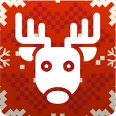 Логотип радиостанции 1.FM — Always Christmas