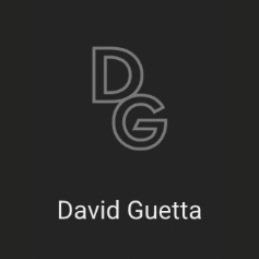 Логотип радиостанции David Guetta - Радио Рекорд