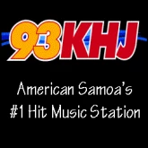 Логотип радиостанции 93KHJ - KKHJ-FM (Паго-Паго, Американское Самоа)