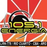 Логотип радиостанции Energia FM (Рио-Куарто)