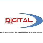 Логотип радиостанции FM Digital (Хоакин В. Гонсалес)