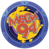 Логотип радиостанции Mega 94 FM (Кампу-Гранди, Бразилия)