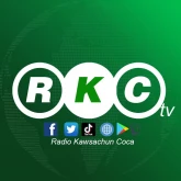 Логотип радиостанции RKC Bolivia 98.8 FM
