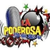 Логотип радиостанции La Poderosa (Эройка-Сьюдад-де-Тлахьяко, Мексика)
