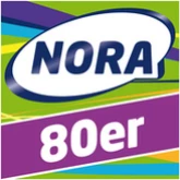Логотип радиостанции NORA 80er