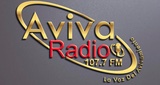 Логотип радиостанции Aviva Radio 107.7 FM